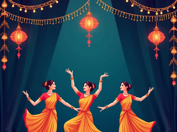 Happy Diwali Festival Background Post
