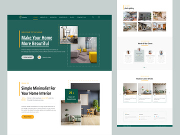 Best Interior Design Landing page