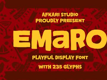 Emaro - Playful Display Font