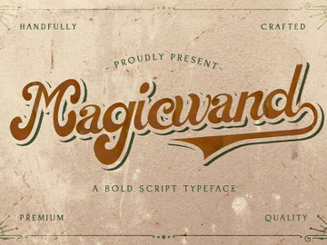 Magic Wand - Bold Script Font