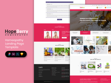 Homeopathy Landing Page Template