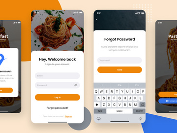 Food application, Sign in / Sign Up