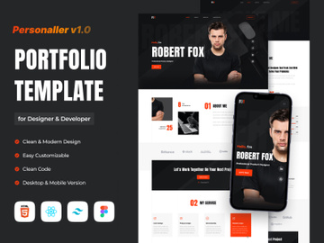 Personallor v1.0 - Personal Portfolio app UI kit
