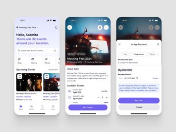 Eventts v1.0 - Event Booking Management | Event Planner | Ticket Booking | Flutter Full Solution App
