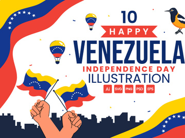 10 Venezuela Independence Day Illustration