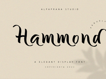 Hammond - Elegant Display Font