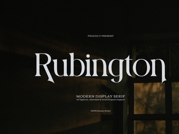 Rubington | Modern Display Serif
