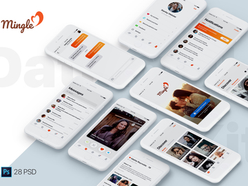Mingle Dating UI Kit
