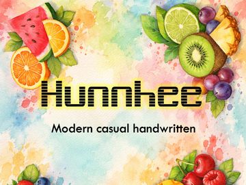 Hunnhee – Modern Casual Handwritten Font - (TTF)