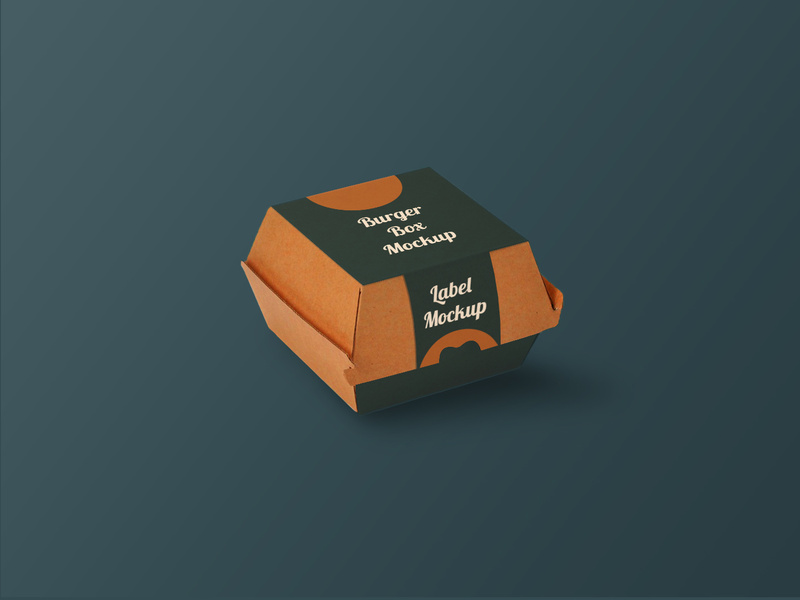 Burger Box Mockup PSD by Mad Med ~ EpicPxls