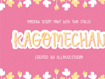 Kagome - Modern Script Font With Two Styles