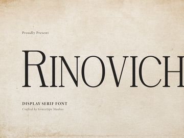Rinovich | Display Serif Font