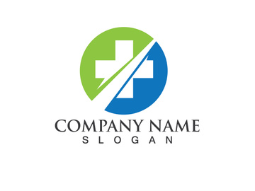 Cross Medical Logo template vector illustration