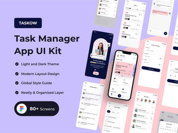 TASKOW - Task Manager App UI Kit