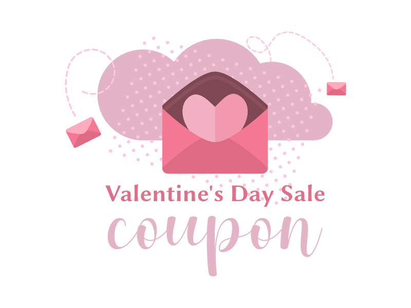 Valentine's Day Sale Editable Vector Scene Creator