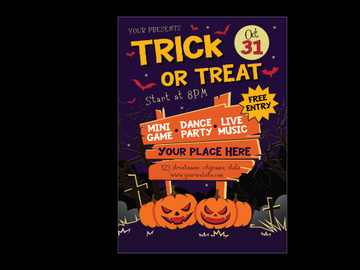 Trick or Treat Flyer