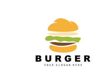 Burger Logo, Fast Food Design