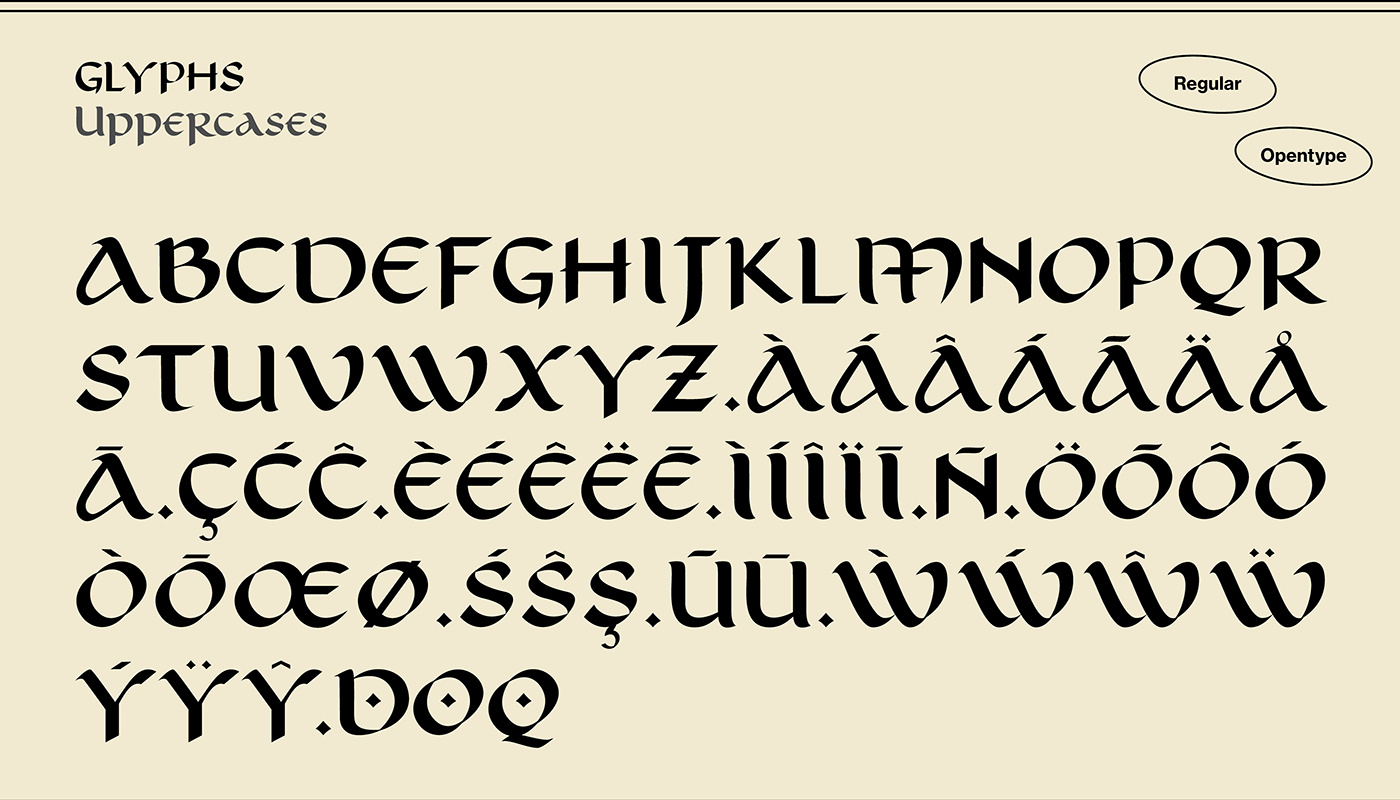 新的Uncial - 显示字体 免费(New Uncial - Display Typeface FREE)插图7