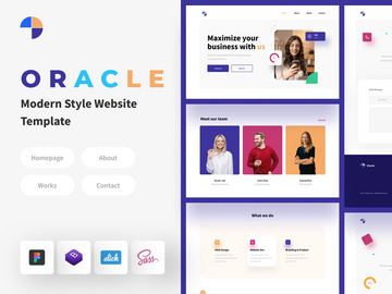 Oracle - Modern Style Website Template