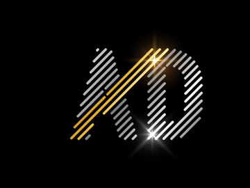 Initial Letter A D Logo Design Vector. Graphic Alphabet Symbol For Corporate Business Identity