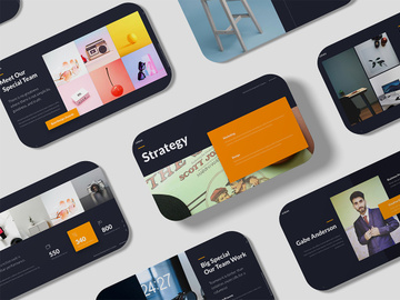 LORAN -  Animated Keynote Business Presentation Template (Yellow)