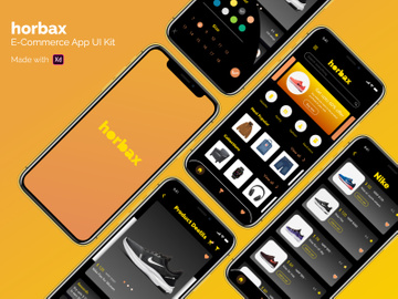 Horbax Ecommerce App for ios - UI Kit