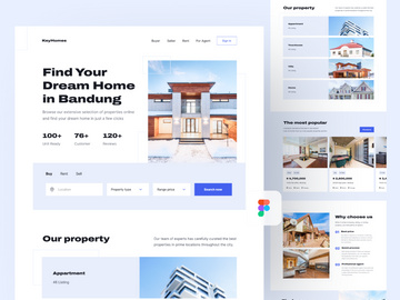 Real estate - Web template