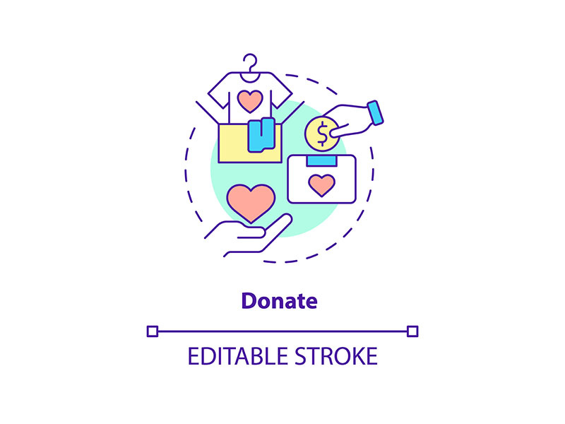Donate Concept Icon By Bsd Studio EpicPxls