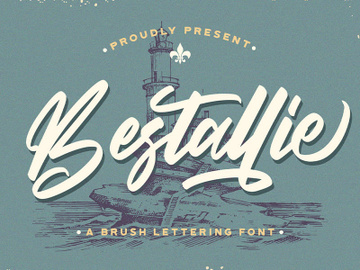 Bestallie - Bold Script Font