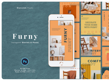 FURNY Instagram Pack | PSD