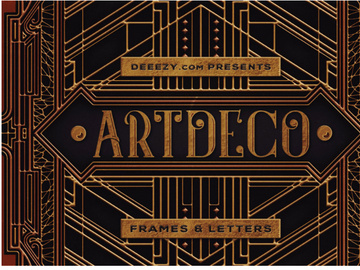 Free ArtDeco Frames & Letters