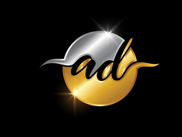 Initial Letter A D Logo Design Vector. Graphic Alphabet Symbol For Corporate Business Identity