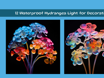 Waterproof Hydrangea Light for Decoration
