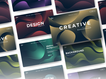 Minimalist abstract liquid background