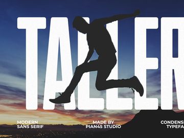 Taller - Condensed Sans Serif