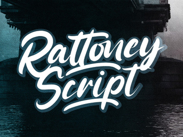 Rattoney - Bold Script Font