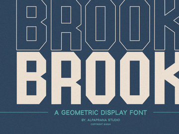 Brook - Geometric Display