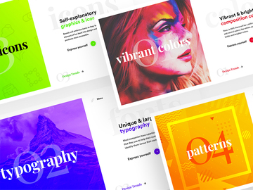 Vibrant Hero Headers Free (Ps & Xd)