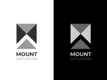 Initial Letter MA Logo Design Concept