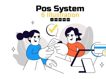 6 POS System Illustration