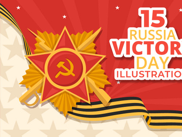 15 Russian Victory Day Illustration