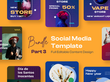 Bundle Social Media Template Part 3