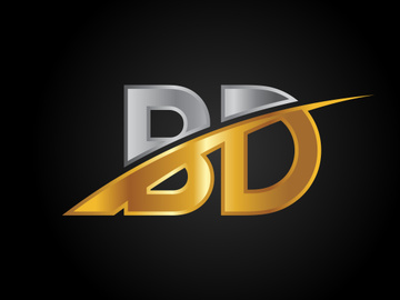 Initial Letter B D Logo Design Vector. Graphic Alphabet Symbol For Corporate Business Identity