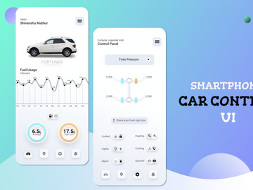 Phone control panel ui design