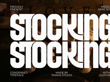 Stocking - Condensed Sans Serif