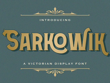 Sarkowik - Victorian Style Font