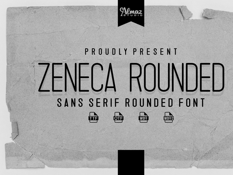 Zeneca Rounded by Almaz Studio ~ EpicPxls