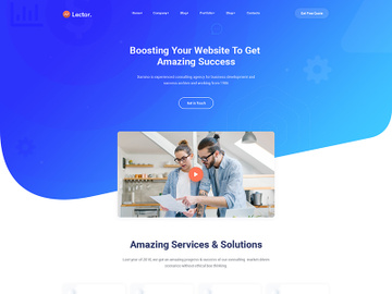 Business PSD Template