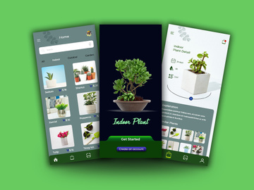 Indoor Plant Mobile App UI