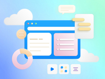 Analytical Dashboard Illustration